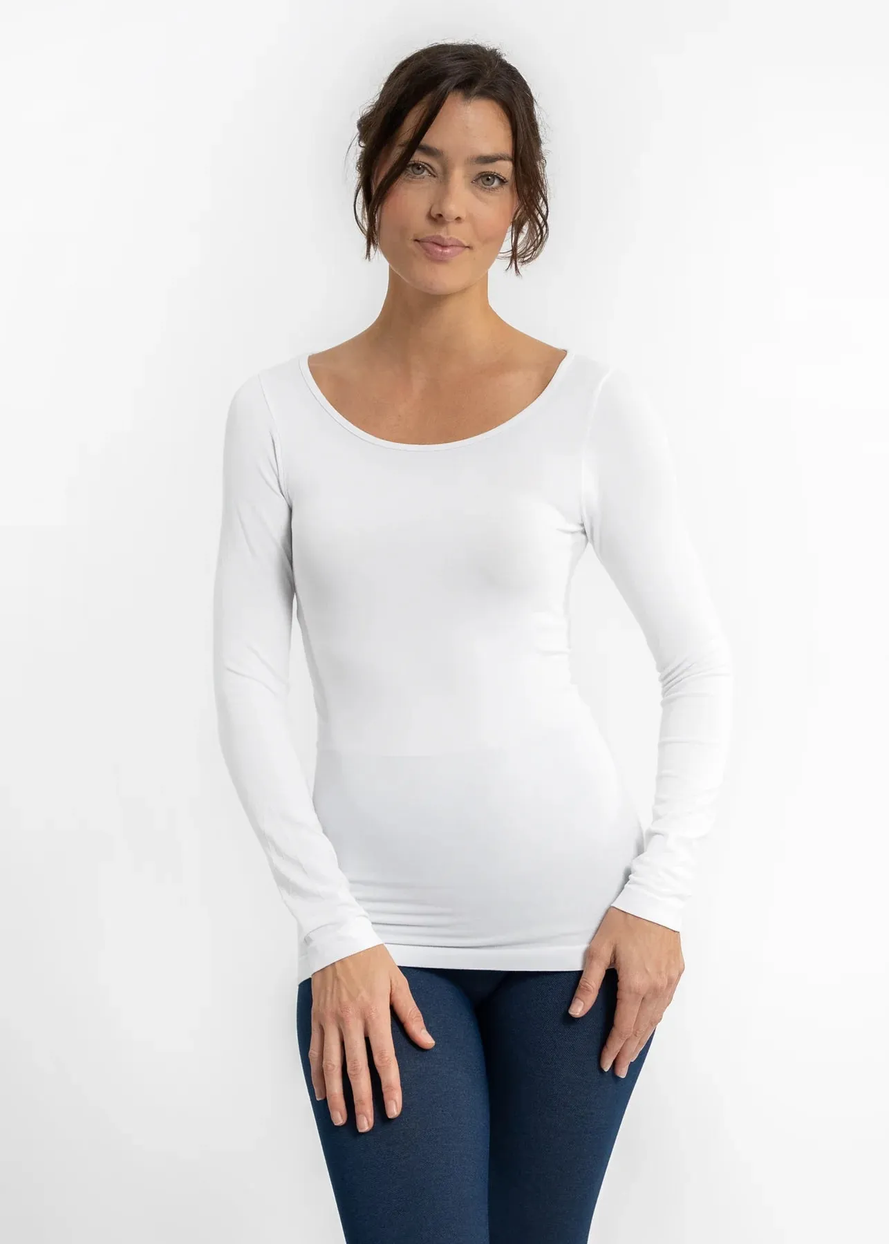 Reversible Long Sleeve Seamless Top