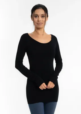 Reversible Long Sleeve Seamless Top