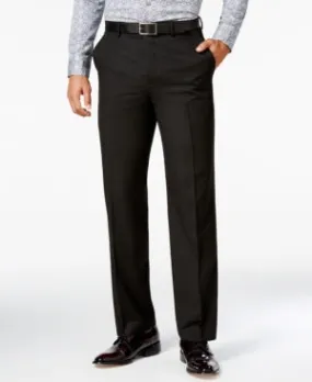Sean John Mens Classic fit Dress Pants 36 / 34 Black Solid