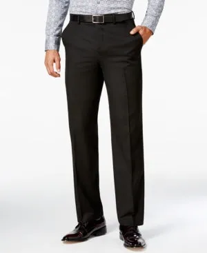 Sean John Mens Classic fit Dress Pants 36 / 34 Black Solid