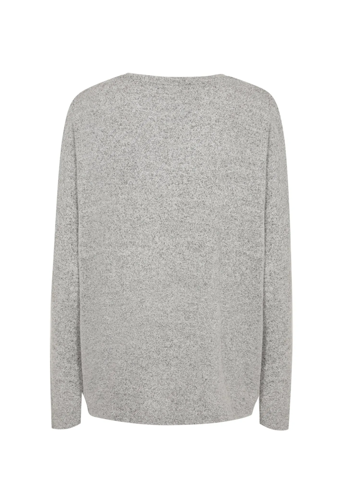 Soya Concept SC-Biara 1 24788-20 99110 Soft Round Neck Jumper Light Grey