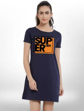 Super You Are Printed Long T-Shirt For Women's
