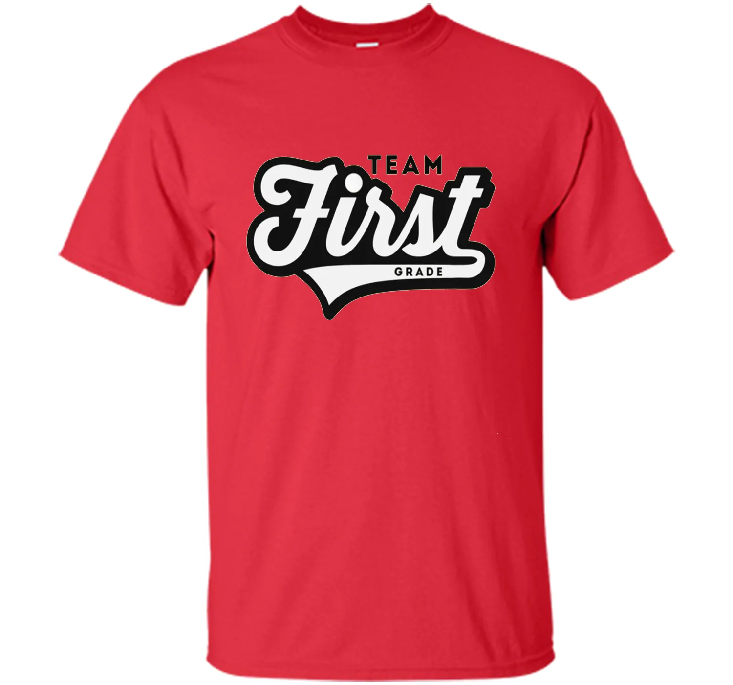 Team first grade teacher shirts