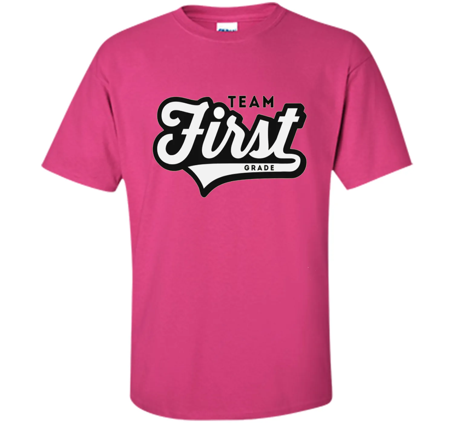 Team first grade teacher shirts