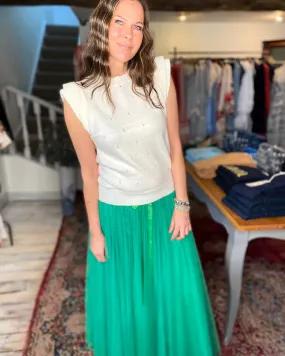 Tessa Tulle Skirt Green