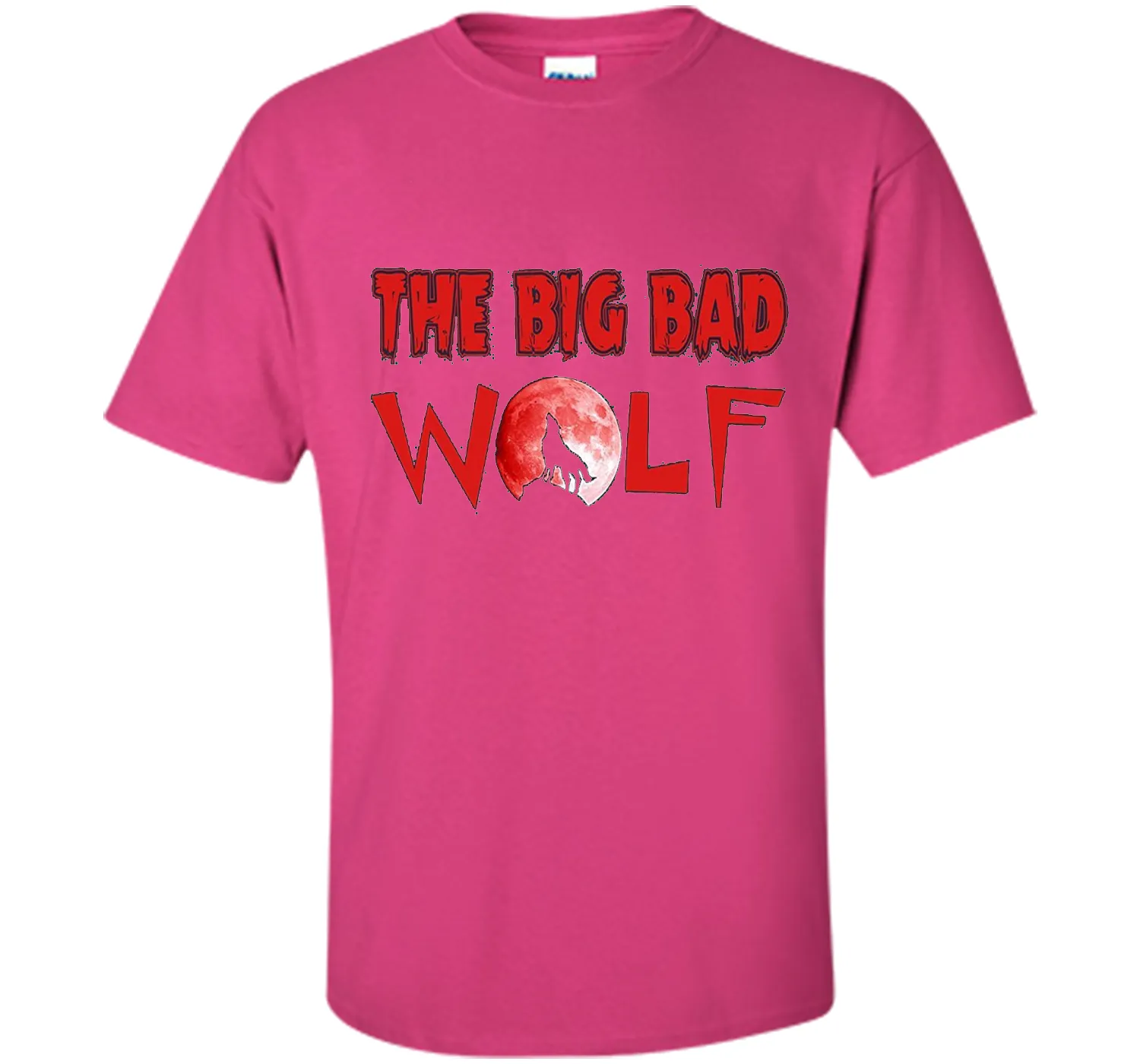 The Big Bad Wolf Graphic Tee Shirt - Halloween Literary Fun