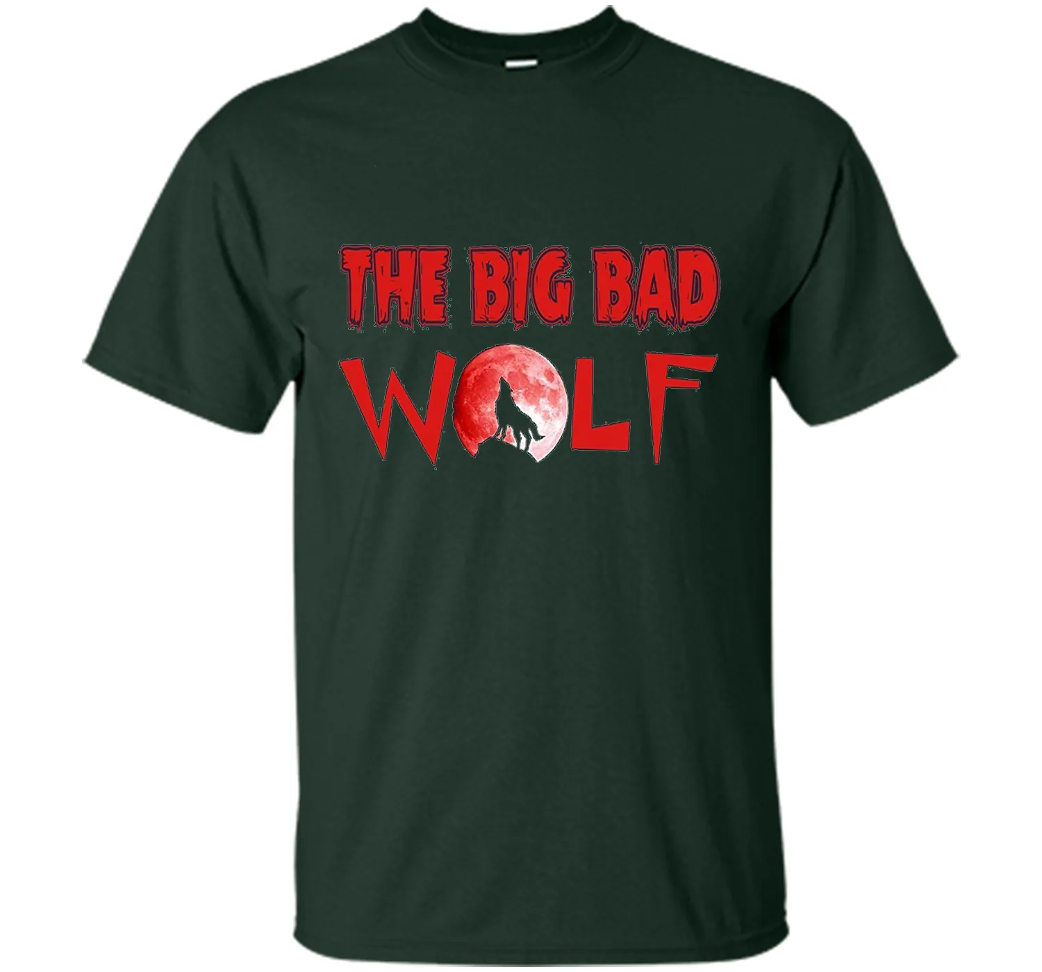 The Big Bad Wolf Graphic Tee Shirt - Halloween Literary Fun