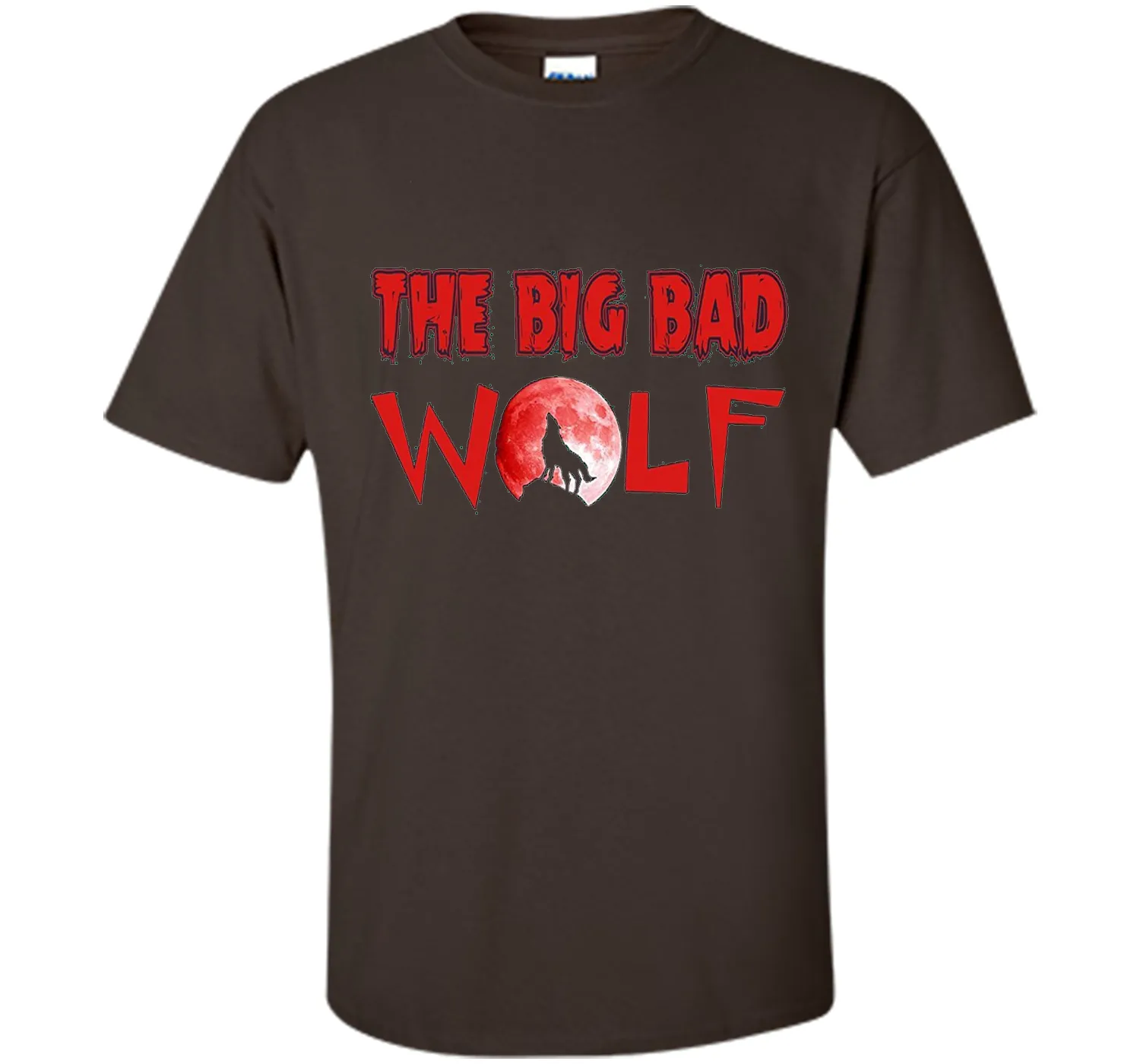 The Big Bad Wolf Graphic Tee Shirt - Halloween Literary Fun