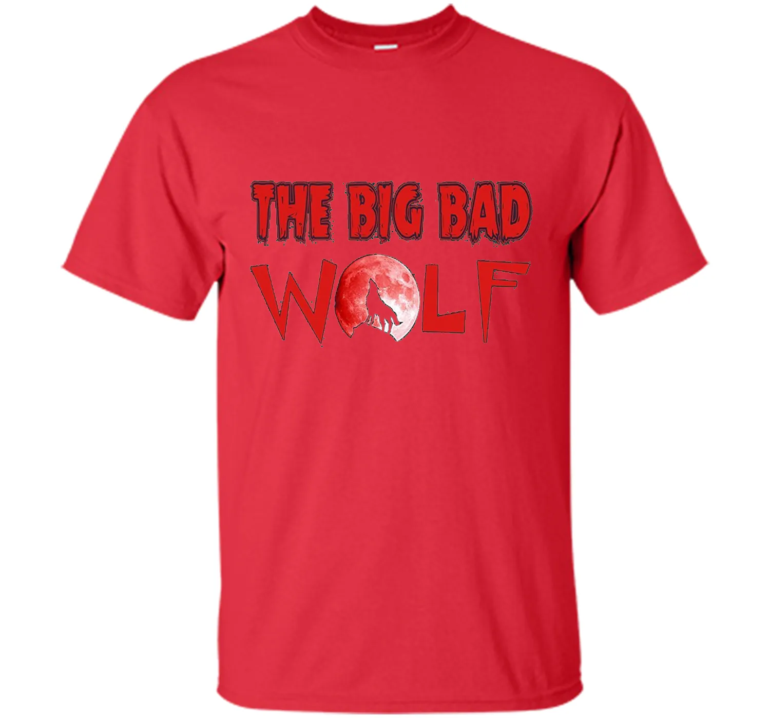 The Big Bad Wolf Graphic Tee Shirt - Halloween Literary Fun