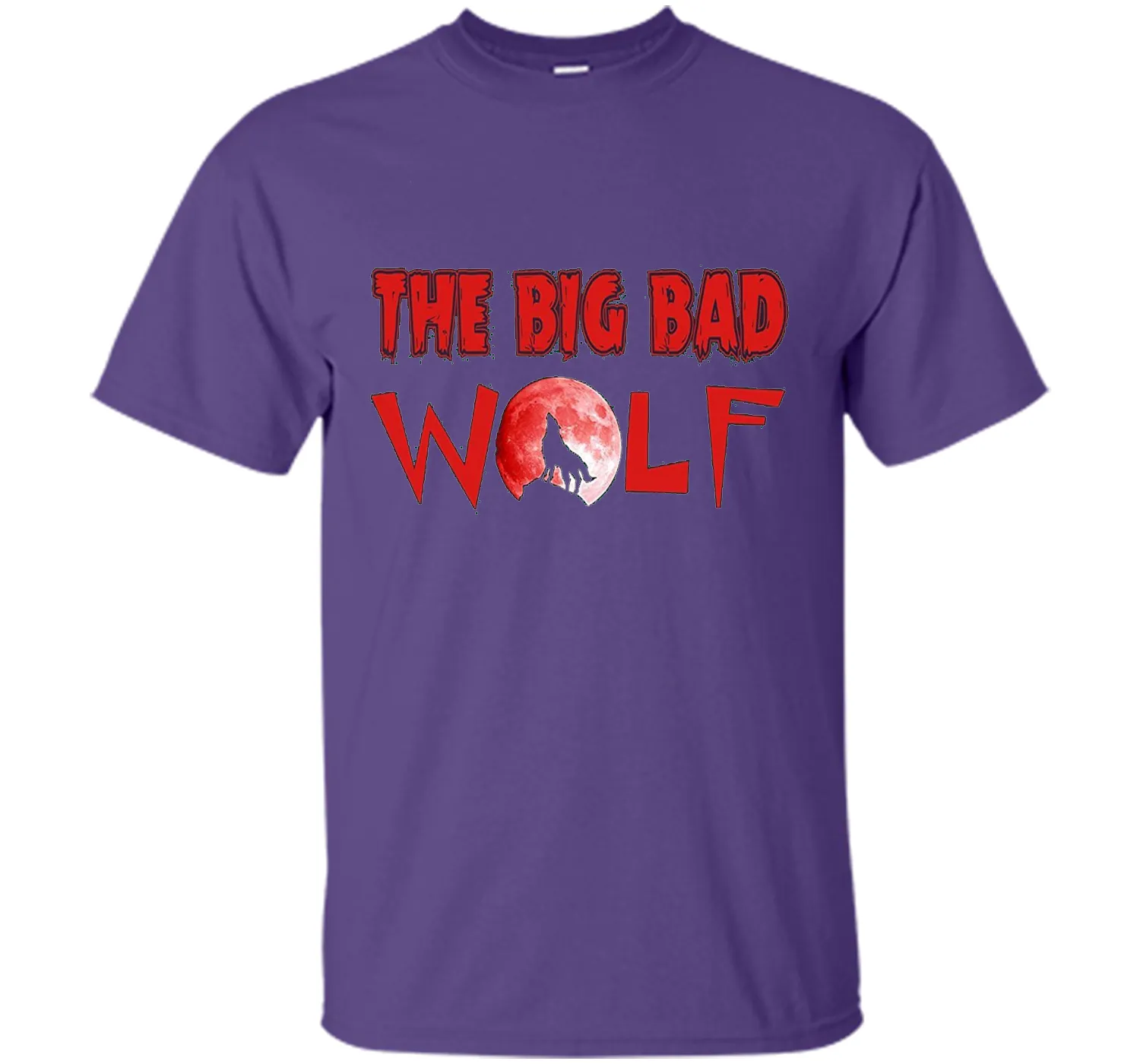 The Big Bad Wolf Graphic Tee Shirt - Halloween Literary Fun