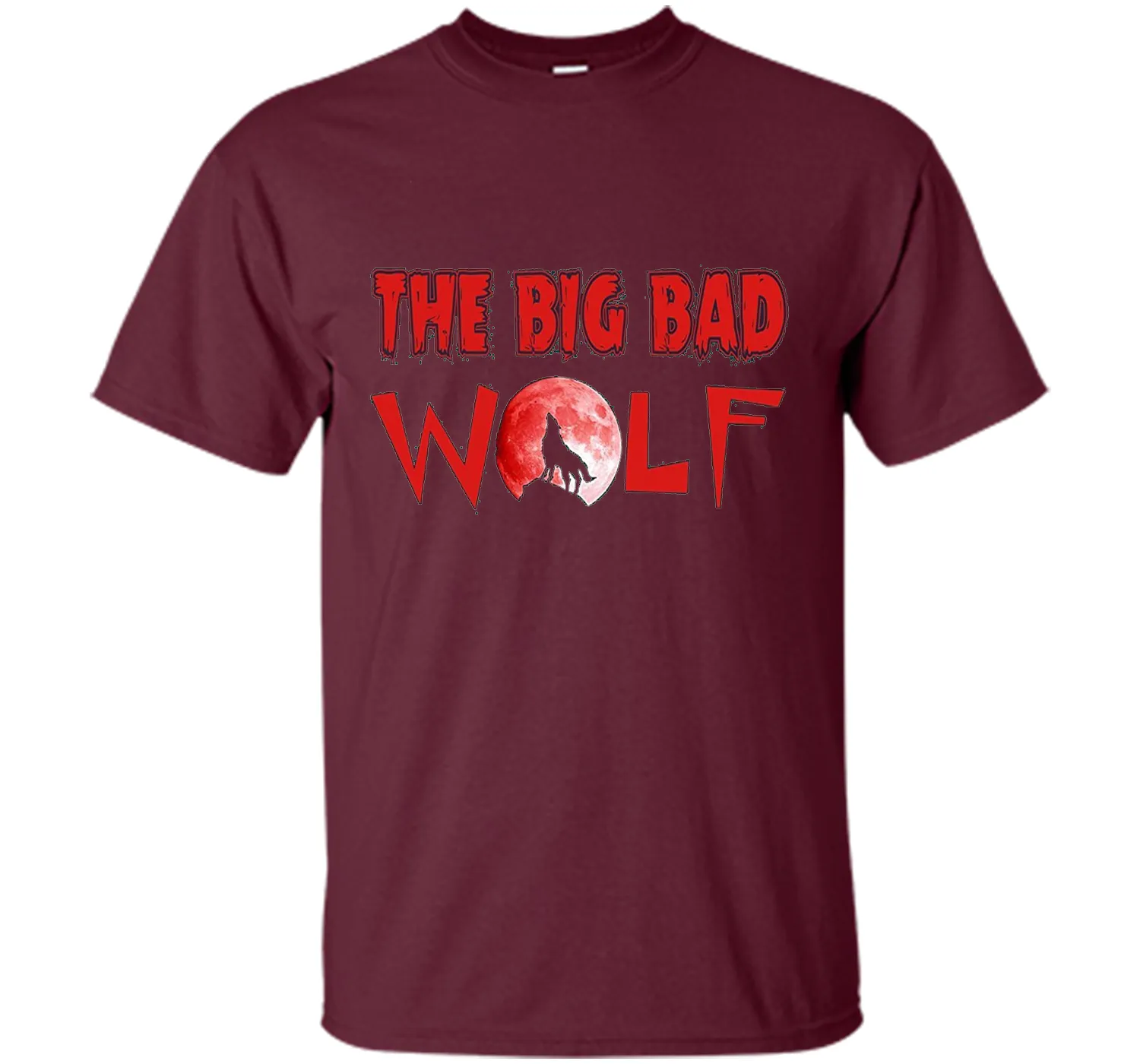 The Big Bad Wolf Graphic Tee Shirt - Halloween Literary Fun