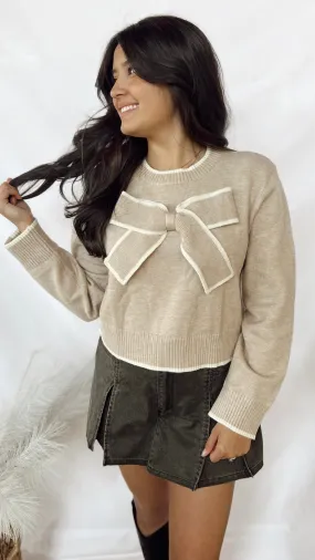 The Taupe Bow Top