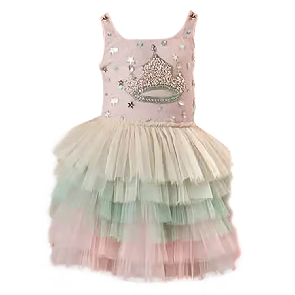 Tiara Tutu Dress Blush/Sage 6