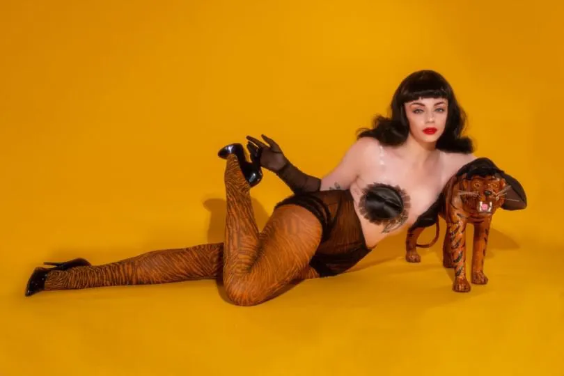 Tiger Printed Tights - sizes 4-20