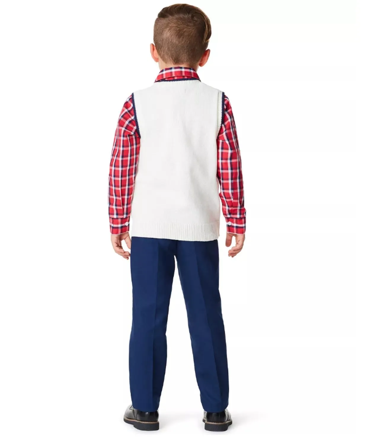 Tommy Hilfiger Little Boys Snowflake 3 Piece Sweater Set,