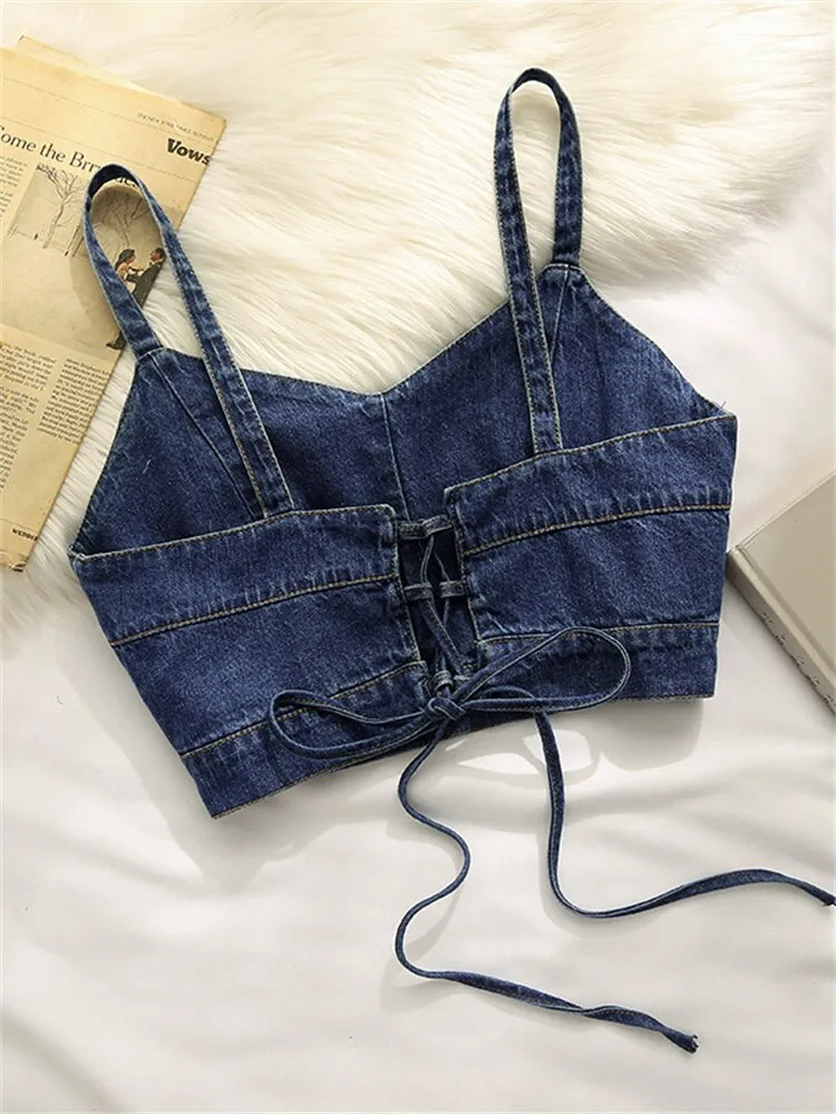 Top Cropped Jeans - Y2K (Medida Pequena)