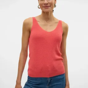 Vero Moda VMNEWLEX Pullover Top In Rose Dubarry