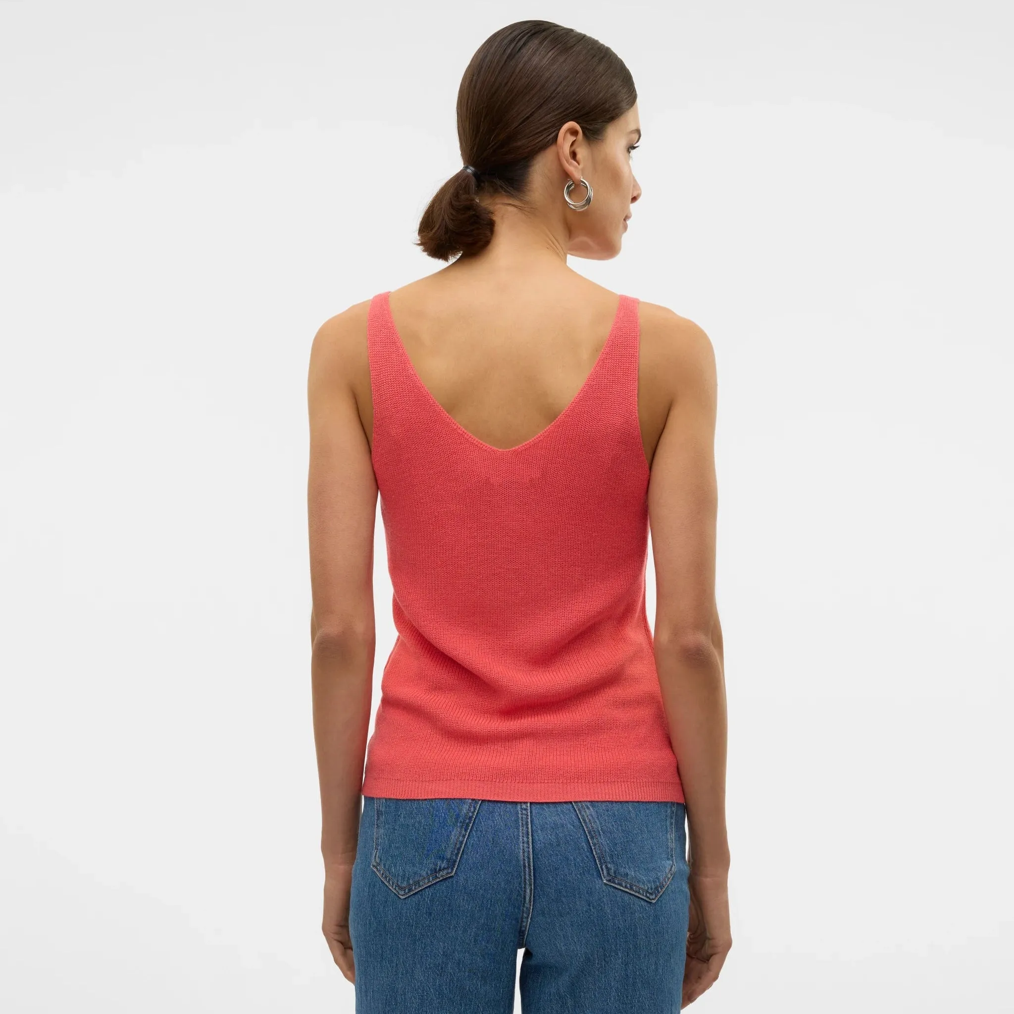 Vero Moda VMNEWLEX Pullover Top In Rose Dubarry