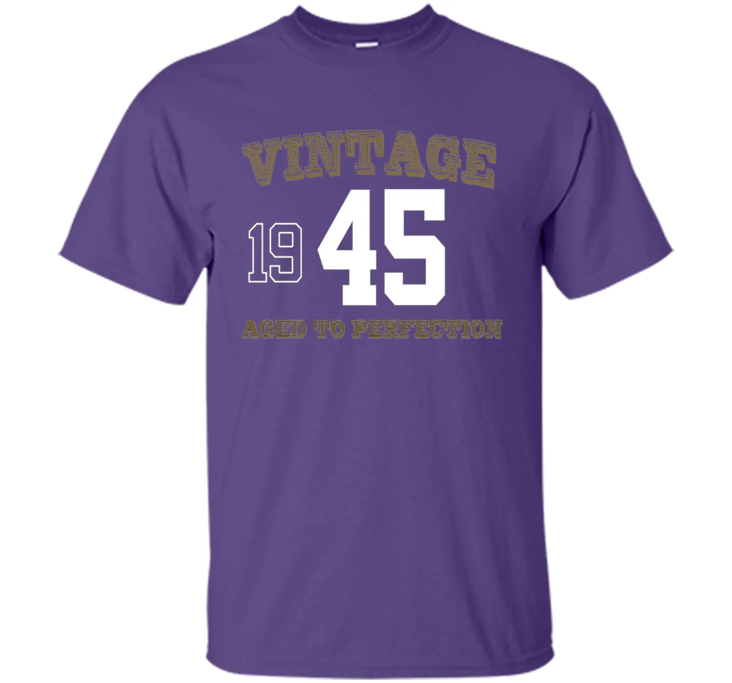 Vintage 1945 Perfect Aged Shirt. 71st Birthday Gift T-Shirt