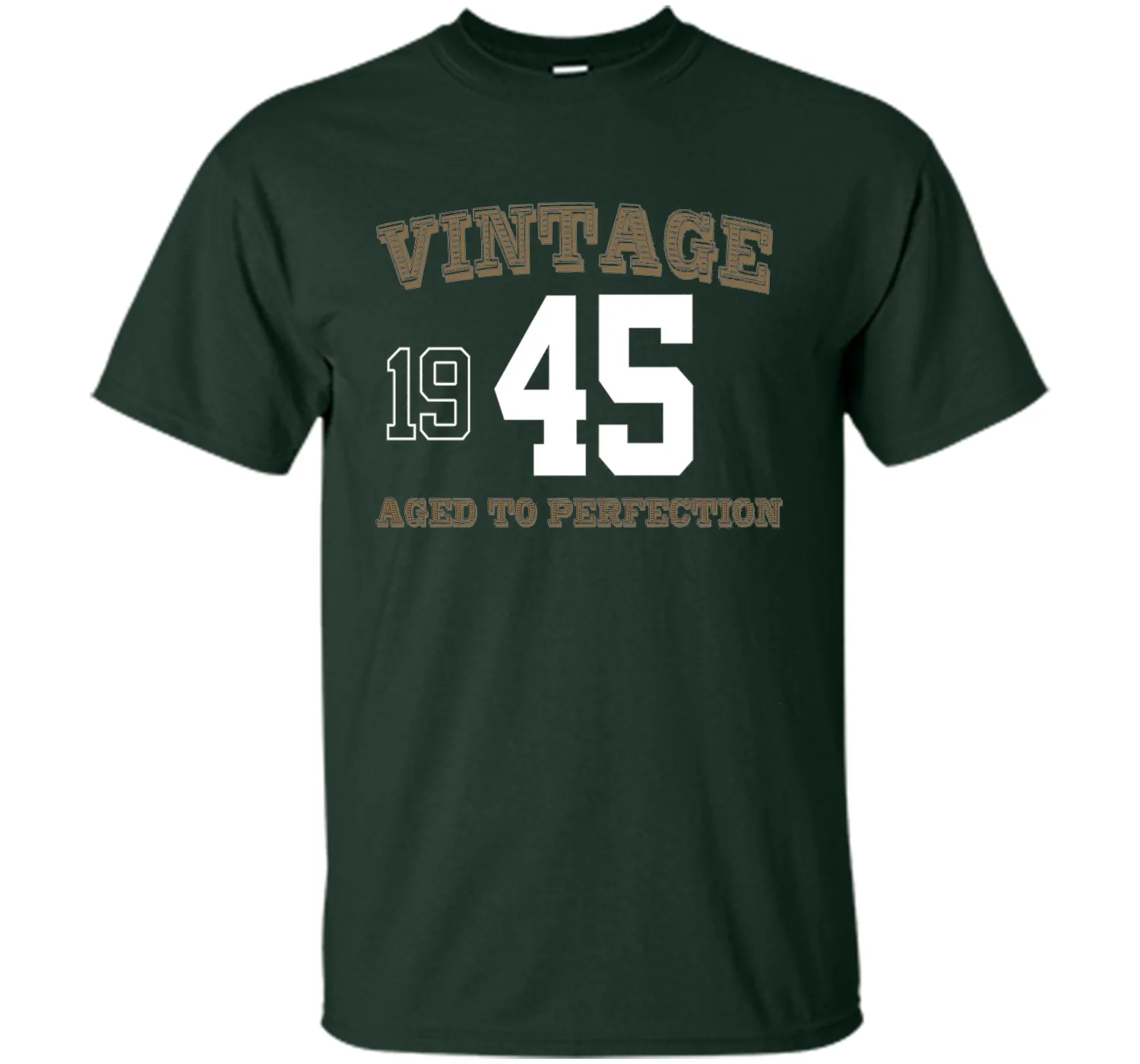 Vintage 1945 Perfect Aged Shirt. 71st Birthday Gift T-Shirt