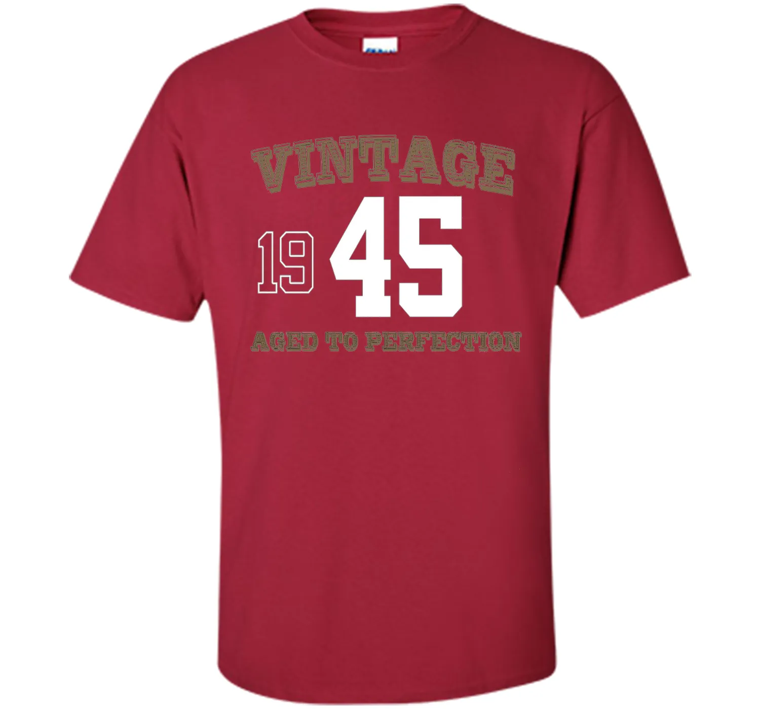 Vintage 1945 Perfect Aged Shirt. 71st Birthday Gift T-Shirt