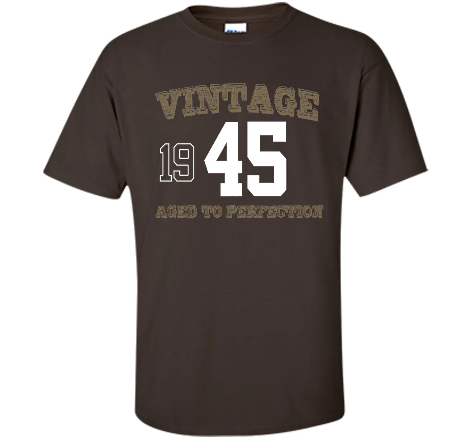 Vintage 1945 Perfect Aged Shirt. 71st Birthday Gift T-Shirt