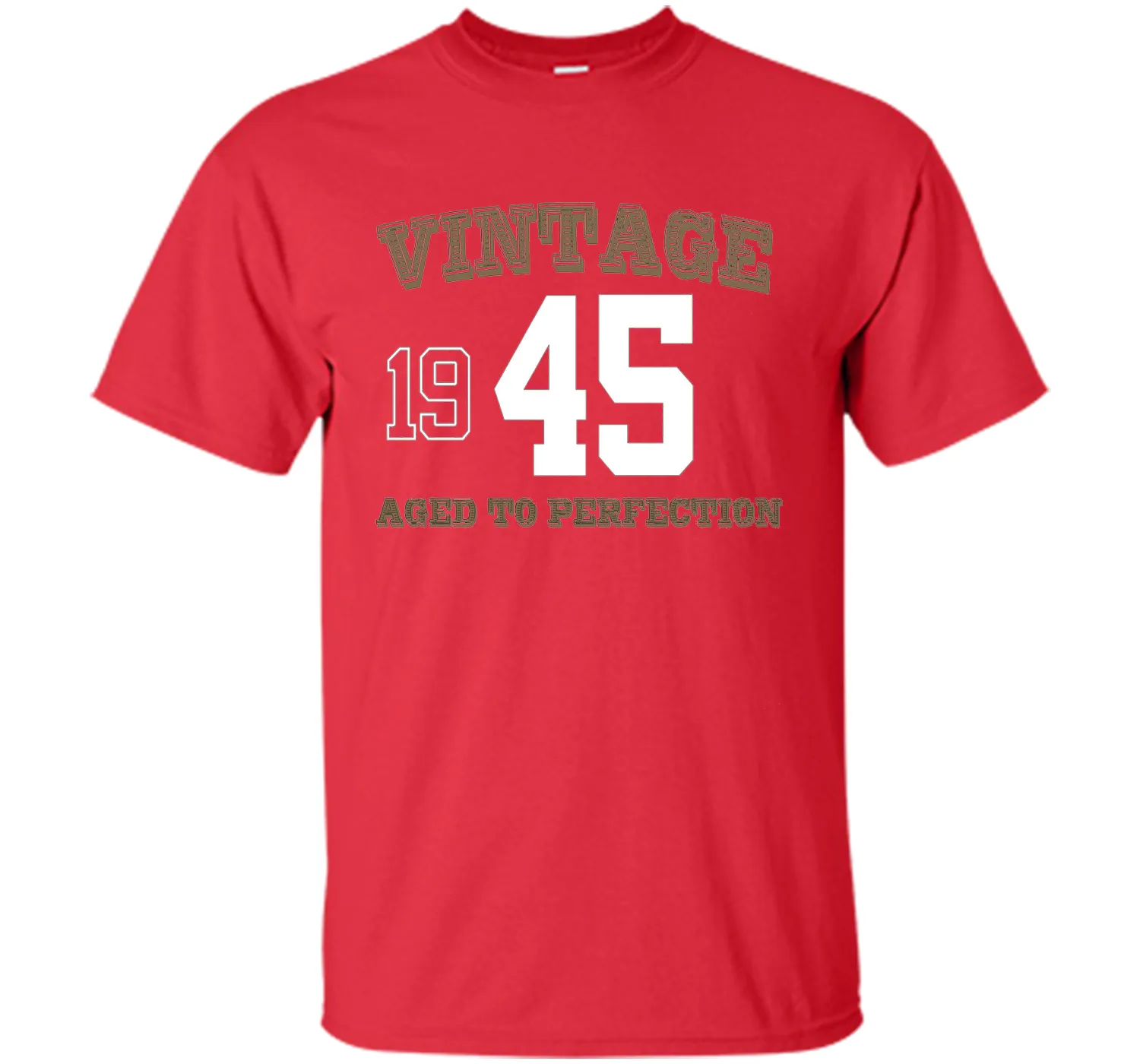 Vintage 1945 Perfect Aged Shirt. 71st Birthday Gift T-Shirt