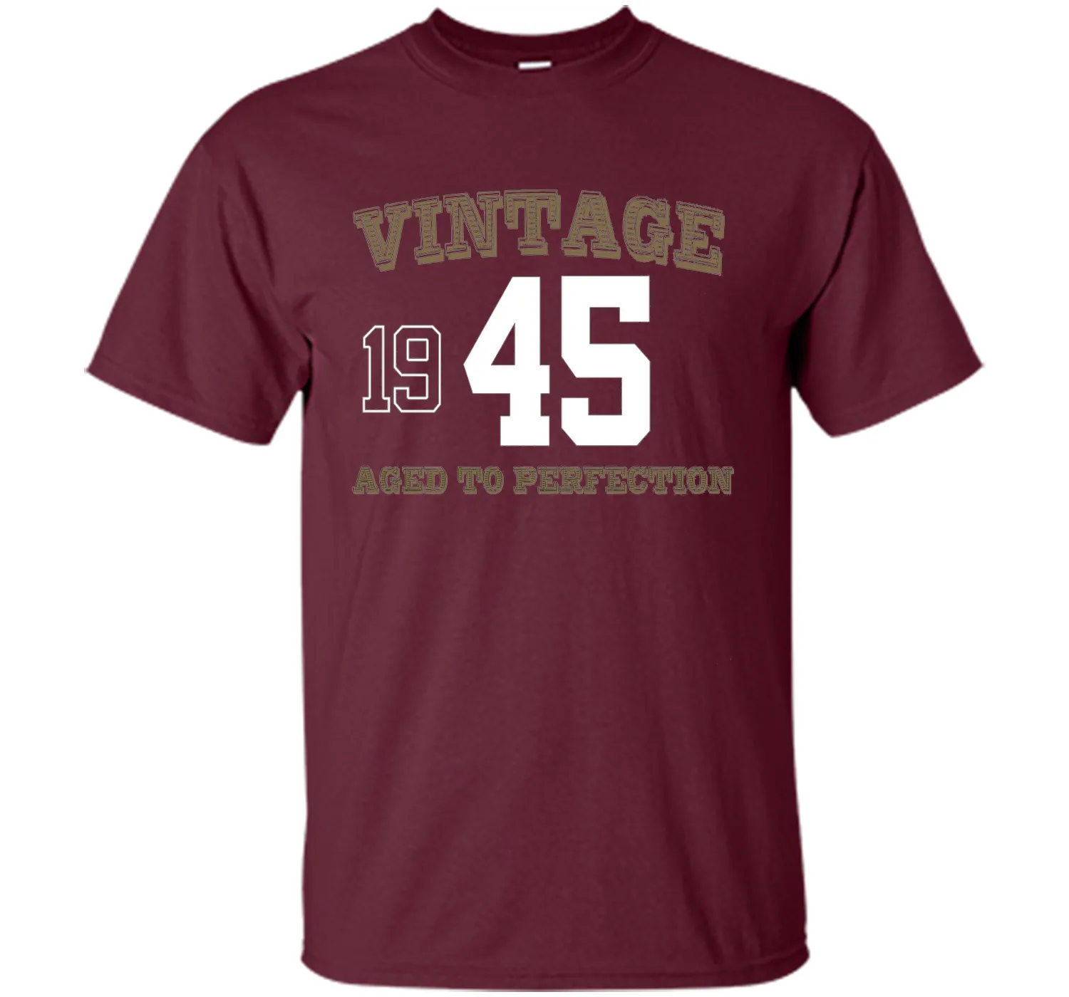 Vintage 1945 Perfect Aged Shirt. 71st Birthday Gift T-Shirt