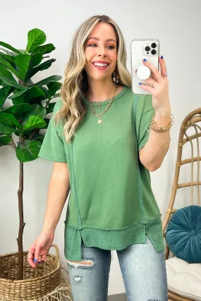 Vitoria Exposed Seam Relaxed Fit Top - FINAL SALE