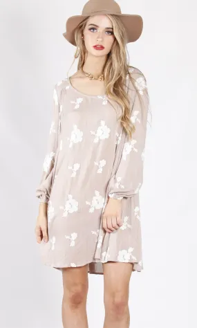 VY00418SS Floral Relaxed Fit Dress (Pack)