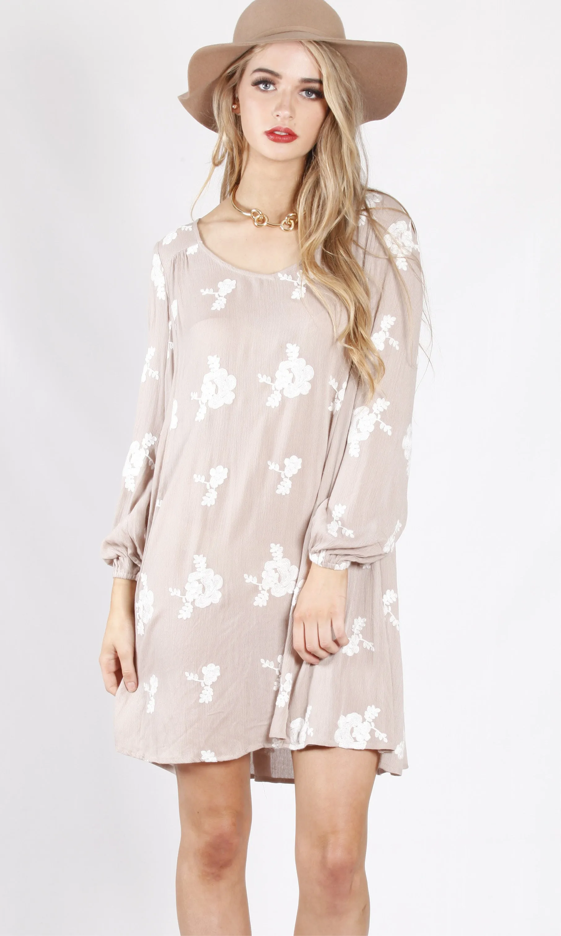 VY00418SS Floral Relaxed Fit Dress (Pack)