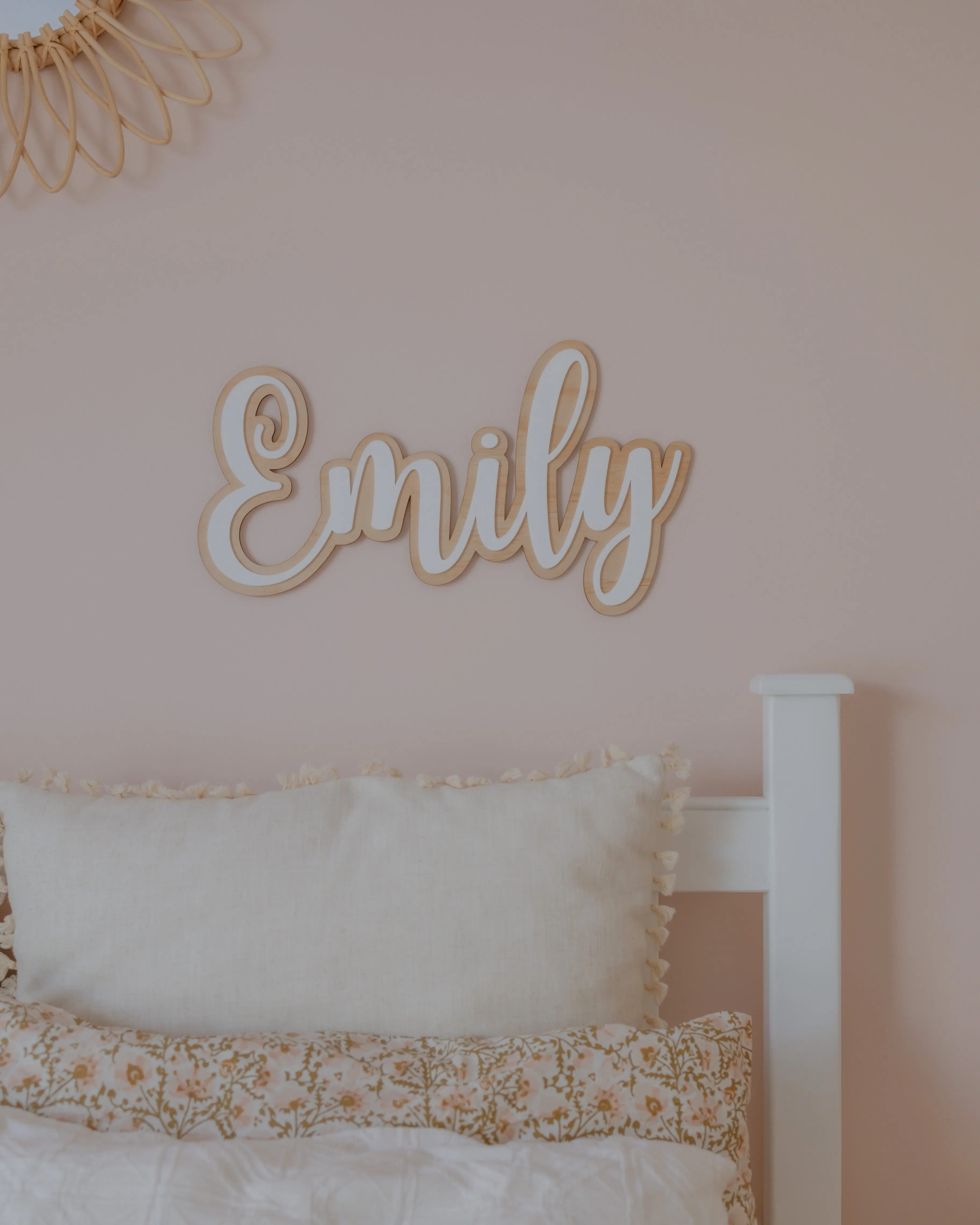 Wall Name Signage (2 layered cut out)