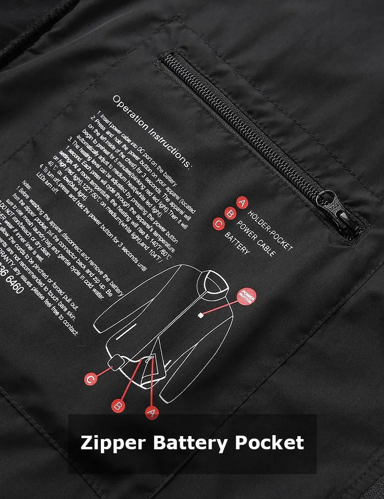 Women’s Heated Fleece Jacket 7.4V (Belly Heating), W2136 Core