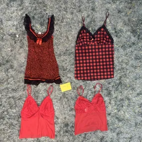 Y2K 2024 Victorias Secret Angel Red Top Mix   (GVR-12-014)