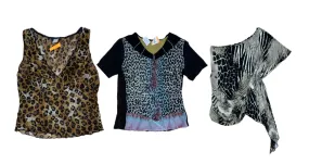 Y2k Cheetah Print Mix Tops Y2k(RX-616)