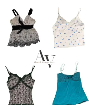 Y2k european coquette style Top/Camitop 30 pcs