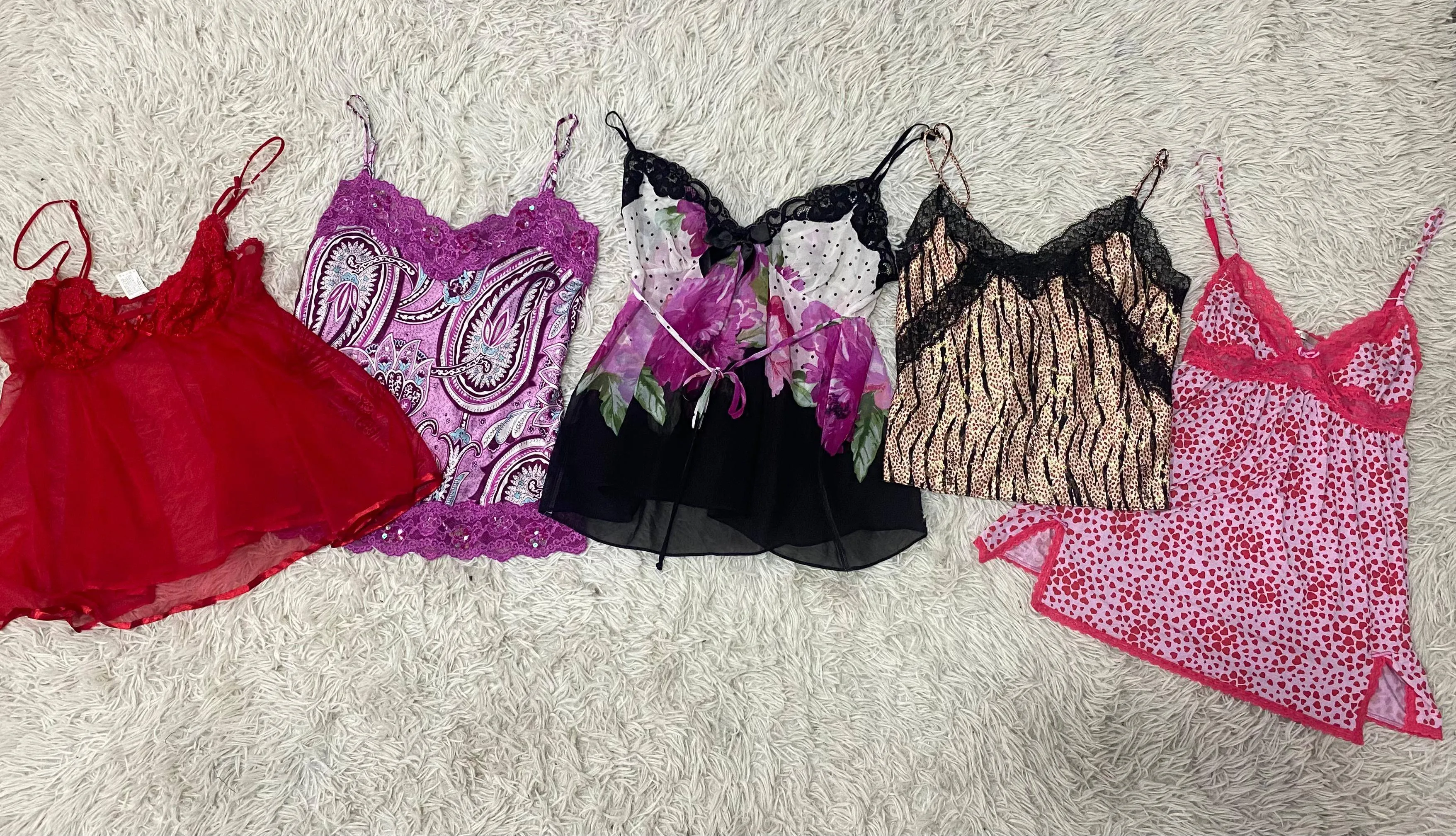 Y2k FairyCore Cami Drops - 13 Pcs