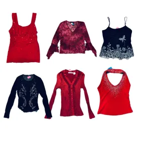 Y2k Romantic Tops Y2k 2024(RX-383)