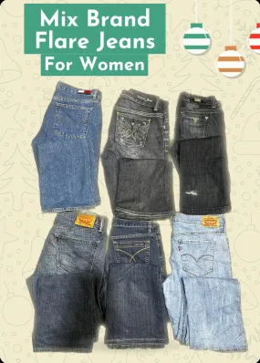 Y2K top Brand Flare Jeans for women