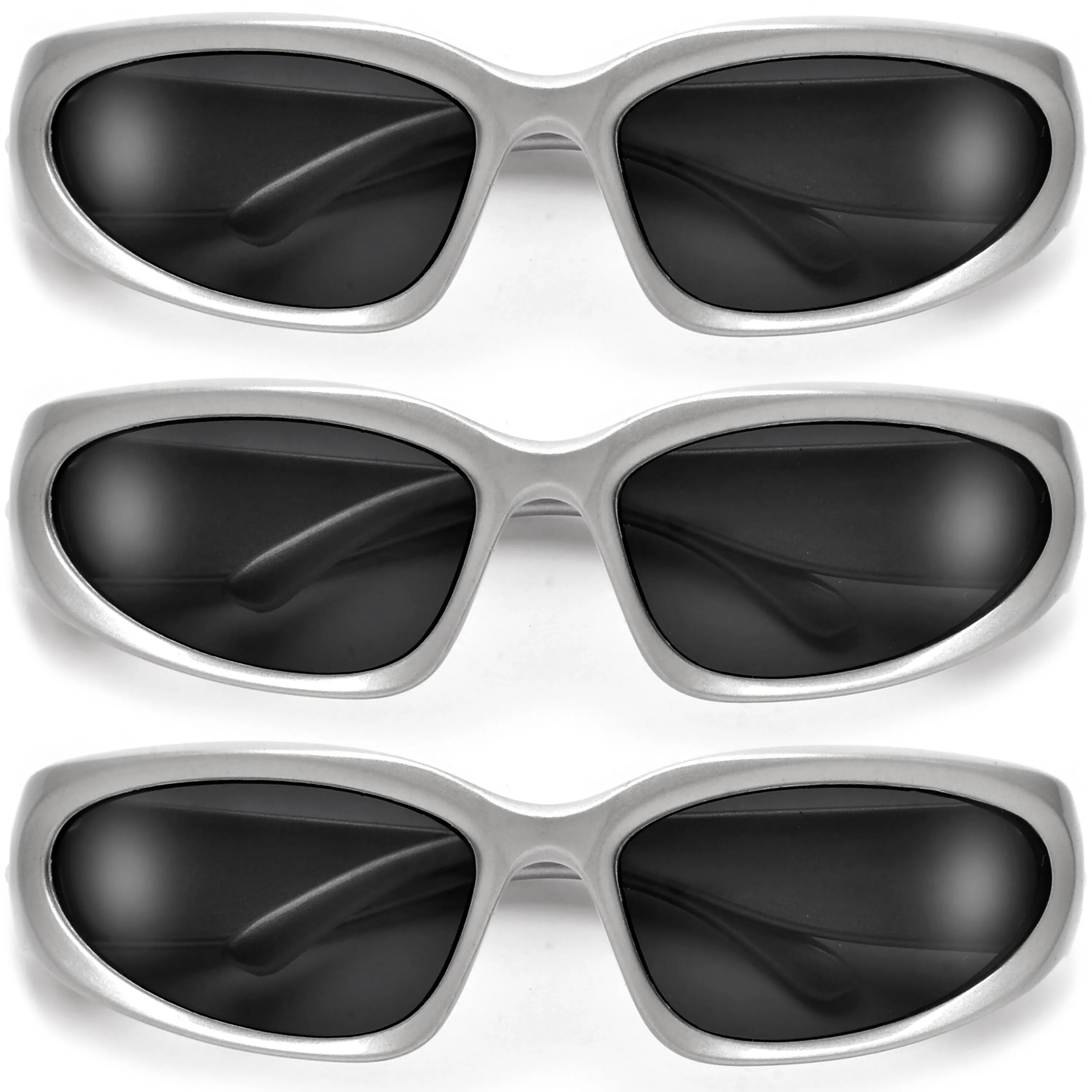 Y2K Wrap Around Fashion Sunglasses Swift Oval Dark Kim K Cyber Shades Sunglasses