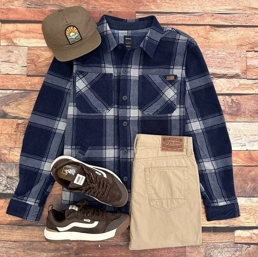 Yukon Fleece Shirt Jacket - Moody Blue